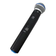 Microfone Sem Fio De Mão Uhf 100 Canais Usb X1 Tsi Foto mini 2