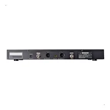 Microfone sem fio duplo de mão Uhf Digital Amw Au400 loja preto Foto mini  3