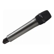 Microfone sem fio duplo de mão Uhf Digital Amw Au400 loja preto Foto mini 4