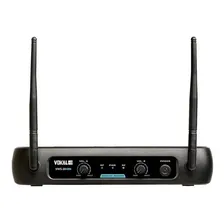 Microfone Sem Fio Duplo Vhf Profissional Vokal Vws-20 Plus Preto Foto mini  3