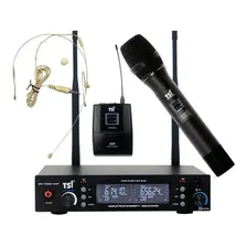 Microfone Sem Fio Em Uhf Br-7000 Tsi Cor Preto Foto  mini 1