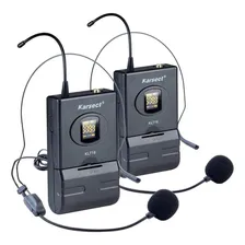 Microfone Sem Fio Headset Duplo Karsect Krd200dh Foto mini 2