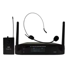 Microfone Sem Fio Headset Leson Ls901 Profissional De Cabeça Cor Preto Foto  mini 1