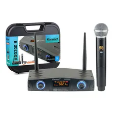Microfone Sem Fio Karsect Krd200 R Mão Recarregável Foto mini 1