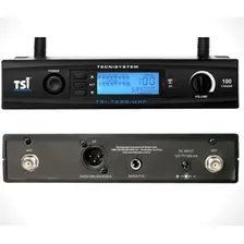 Microfone Sem Fio Mão Uhf Digital 100 Canais Tsi 7099-uhf Cor Preto Foto mini 2