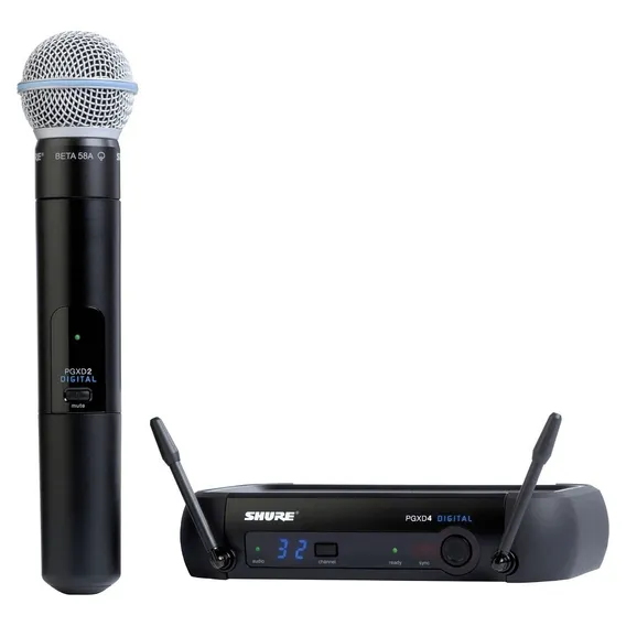 Microfone Sem Fio Shure Pgxd24br Beta 58 Digital Mão Foto 1