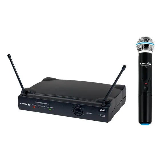 Microfone Sem Fio Simples Lyco Uh01m Mão Uhf Uh01 Foto 1