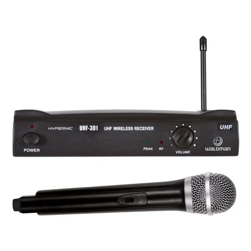 Microfone Sem Fio Wireless Waldman Hypermic - Uhf 301 Foto 1