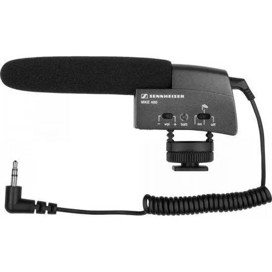 Microfone Shotgun Mke 400 Preto Sennheiser Foto 1