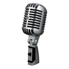 Microfone Shure 55SH Series II Dinâmico Cardioide cor prateado Foto mini 1