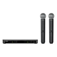 Microfone Shure Blx288/pg58 Duplo Foto mini  2