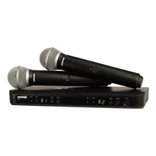 Microfone Shure Blx288/pg58 Duplo Foto  mini 1