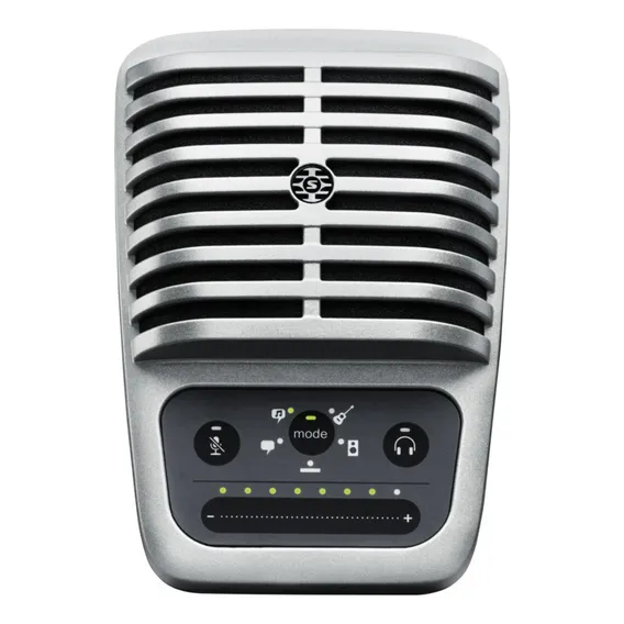 Microfone Shure Motiv MV51 Condensador Cardioide cor prata Foto 1