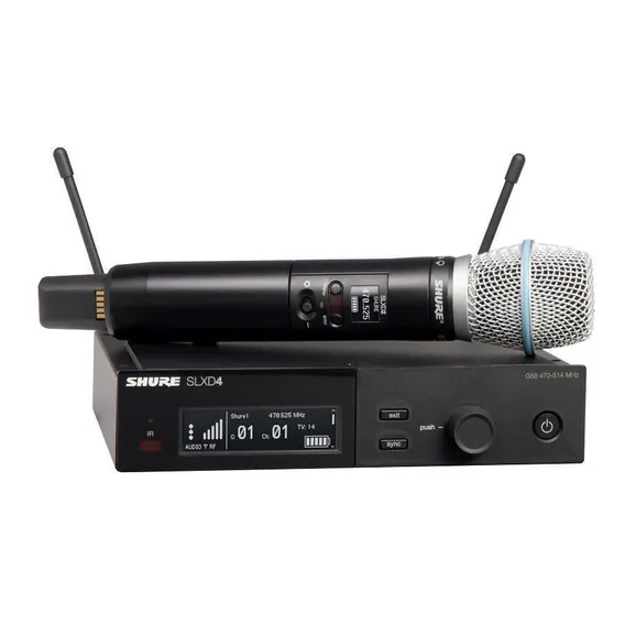 Microfone Shure Slxd2/b87a-g58 Sem Fio Foto 1