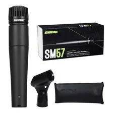 Microfone Shure SM SM57-LC Legendary Instrument - preto Foto  mini 1