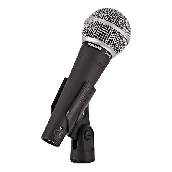 Microfone Shure SM48 Lc Com Cabo Dinâmico Original Foto 1