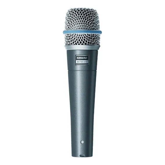 Microfone Shure Supercardioide Para Gravação Beta57a Cor Preto Foto 1