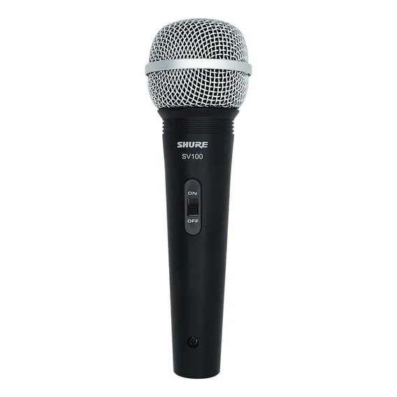 Microfone Shure Sv100 Com Cabo 4,5 Metros Foto 1