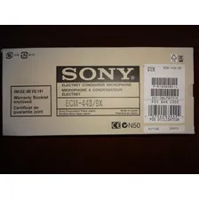 Microfone Sony ECM-44B condensador Foto mini 2