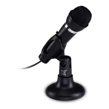 Microfone Studio Para Mesa Maxprint Preto P2 3,5mm -60000052 Foto mini 2