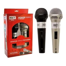 Microfones MXT M-201 Dinâmico cor preto/prateado Foto mini 4