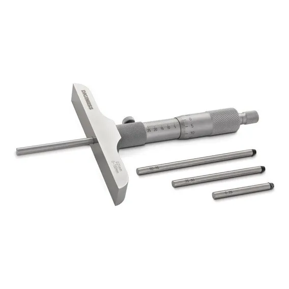 Micrometro Profundidade 0 A 25 - Bucha-base 63mm Digimess Foto 1