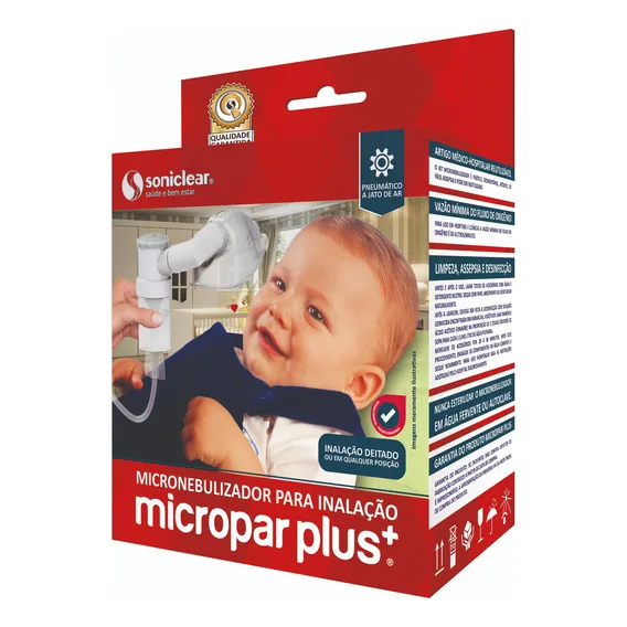Micronebulizador Soniclear Micropar Infantil P/ Pulmopar Rosca Foto 1