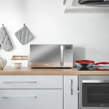 Microondas 20l Philco Pme25 1100w Limpa Fácil Espelhado 220v Foto mini 2
