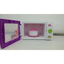Microondas De Brinquedo Magic Toys Microondas Cor Rosa-claro Foto mini 2