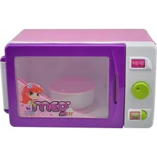 Microondas De Brinquedo Magic Toys Microondas Cor Rosa-claro Foto mini 3