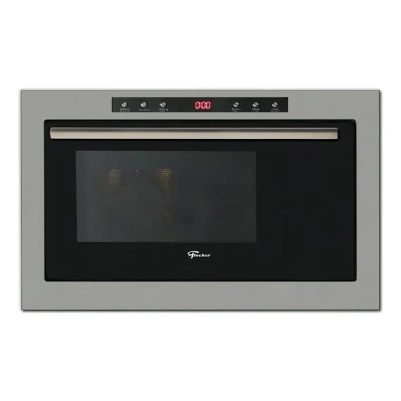 Microondas Inox 25 Litros Fischer Embutir 110volts 127V Foto 1