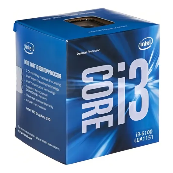 Microprocessador Intel Core i3-6100 3,7 GHz e 3 MB Intel Hd 530 Foto 1