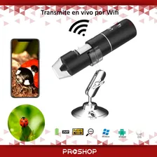 Microsc贸pio 1000x Wifi Usb Wireless Digital Zoom, fotos, cor preta Foto mini 3
