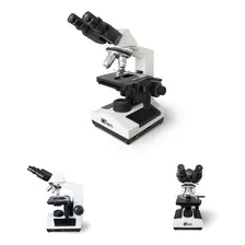 Microscópio Binocular Acromático Led Profissional Foto mini 3