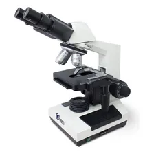 Microscópio Binocular Acromático Led Profissional Foto mini 1