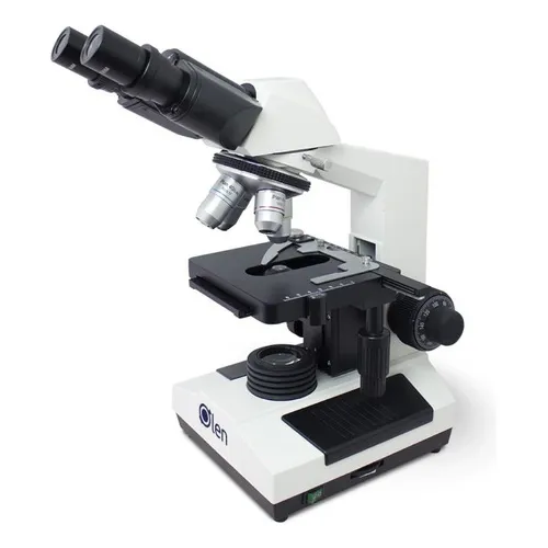 Microscópio Binocular Acromático Led Profissional Foto 1