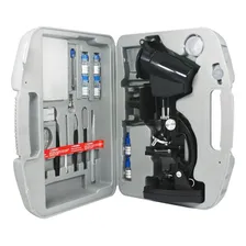 Microscópio Citiwel Xsp-2xt 300x/600x/1200+maleta C/ 98 Pcs Cor Preto Foto mini  2