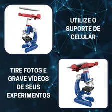 Microsc贸pio Infantil Cor Azul Foto mini 4