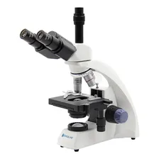 Microscopio Trinocular Objetiva Planacromática 1600x Led Cor Branco 127/220v Foto mini 1