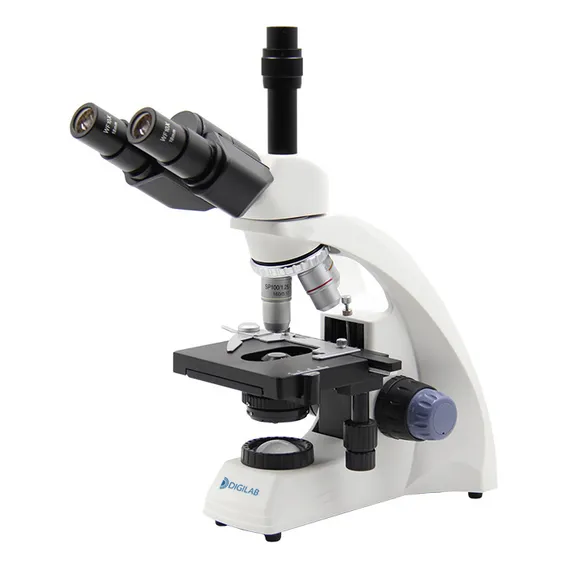 Microscopio Trinocular Objetiva Planacromática 1600x Led Cor Branco 127/220v Foto 1