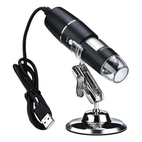 Microsc贸pio Zoom 1600x Cam 2.0 Mp Profissional Digital Usb Foto 1