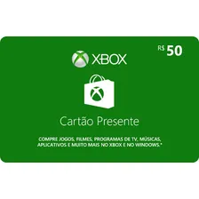 Microsoft Gift Card R Reais Cartão Presente Xbox Live Br Foto mini 2