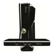 Microsoft Xbox 360 + Kinect Slim 250GB Holiday Value Bundle with Kinect cor preto Foto  mini 1