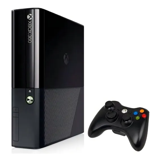 Microsoft Xbox 360 Super Slim 250GB Standard cor preto 2010 Foto 1