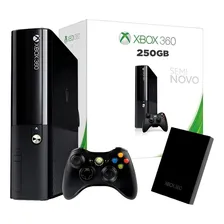 Microsoft Xbox 360 Super Slim 250GB Standard cor preto 2010 Foto mini 3