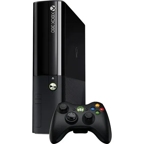 Microsoft Xbox 360 Super Slim 4gb Preto Kinect Bom - Foto 1
