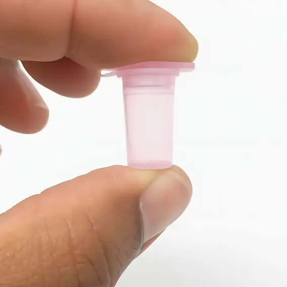 Microtubo 1,0ml Int Baldinho Pino Rosa 1000 Pçs Foto 1