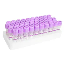 Microtubo Para Coleta De 0,5ml Com Edta K2 Com 50 unidade Foto mini 2