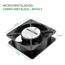 Microventilador Cooler Ventoinha 120x120x38 110/220 Bivolt Foto mini 2