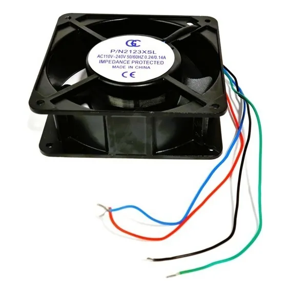 Microventilador Cooler Ventoinha Bivolt 110v 220v 120x120x38 Foto 1